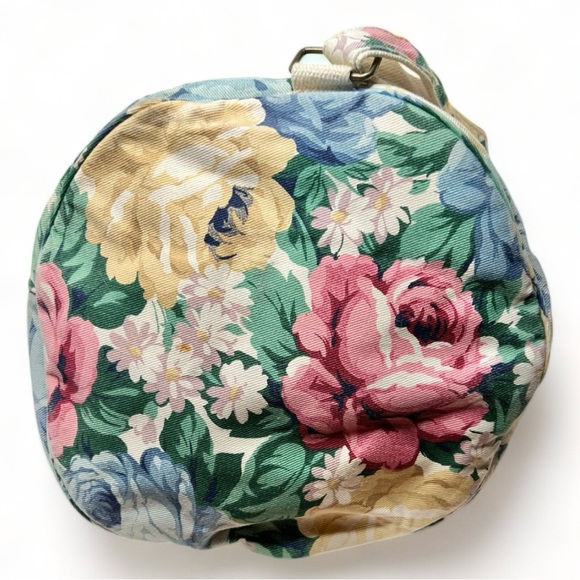 Vintage LaCrosse American Style Sports and Tradition Floral Canvas Tote Bag - Picture 7 of 8